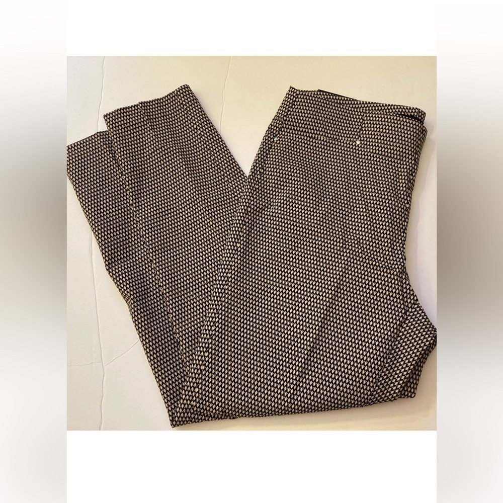 Rafaella Black and White Cropped Women’s Pants Ankle Slim Leg Size 14 NWT - Picture 3 of 7